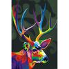 Diamond Painting Coloured Elk 5D DIY Diamond Rhinestone Embroidery Cross Stitch Mosaic Home Decoration Gifts