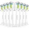 Dealswin Replacement Brushes for Philips Plaque Regular Pack of Compatible with and White Sonicare, Removal, Size, 8, DiamondClean, EasyClean,