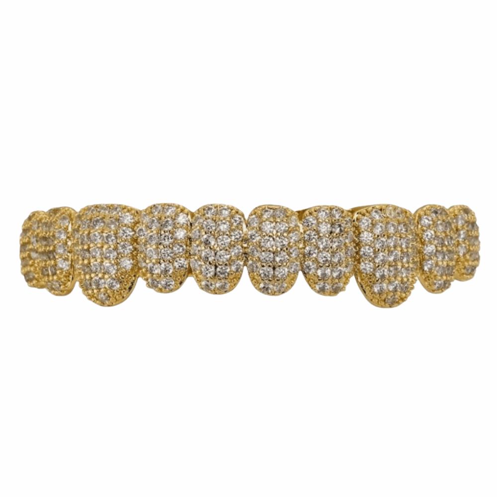 Removable Design Hiphop Teeth Grillz Top & Bottom Set Charm Teeth Grillz Dental Crown