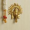 Golden Metal Sun Decorative Ganesha Wall Hanging | Lord Ganesha Statue Wall Art- Decorative Showpiece for Wall Decor