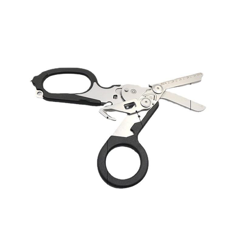 Multitool Scissors Stainless Steel 6 In 1 Multifunctional Scissors Outdoor Survival Home Repair