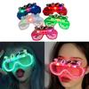 New Year 2025 Glasses Flashing Glasses Light Up Eyewear Party Props Decoration Carnivals Photo Booth Props Eyewear 12PCS