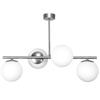 Pendant Lamp Ceiling Chandelier Glass Shades Balls E14 Led Titan Silver 14-910