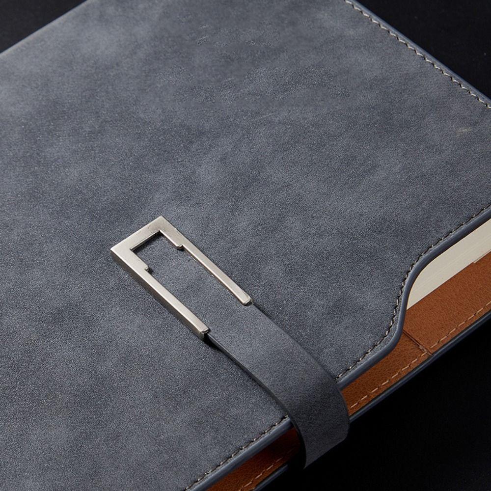 PU Leather A5 Notebook Retro Meeting Minutes Book Fashion Memo Book  Girls
