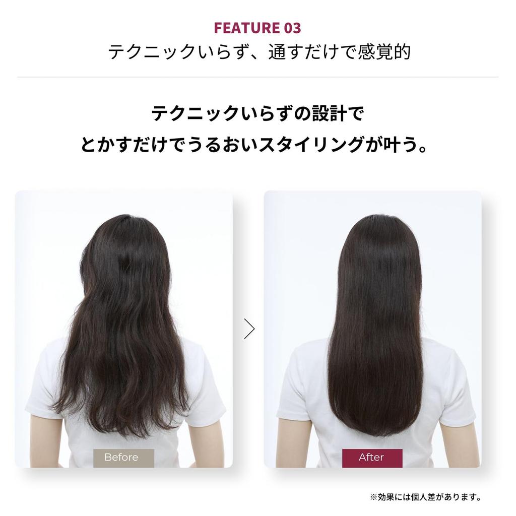 Прямая щетка Гладкая щетка для утюга Щетка для утюга YJHB5B Черная YA-MAN