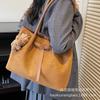 Ретро сумка женская большой вместимости 2025 новая осенне-зимняя универсальная на плечо подмышку повседневная рабочая сумка-тоут для поездок