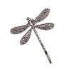 New Elegant Vintage Dragonfly Hairpins Bridal Headdress Zircon Accessories Gift Crystal Fashion V4S8