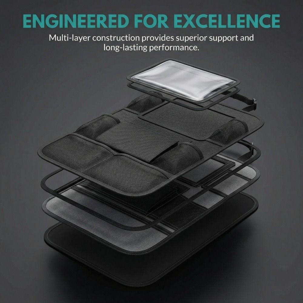 High-Capacity Backseat Car Organizer Multifunctional Storage Bag Kids Car Seats