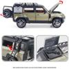 1/24 Rover Defender SUV Alloy Car Model Diecast & Toy Vehicles Metal Car Model Simulation Sound and Light Kids Gift