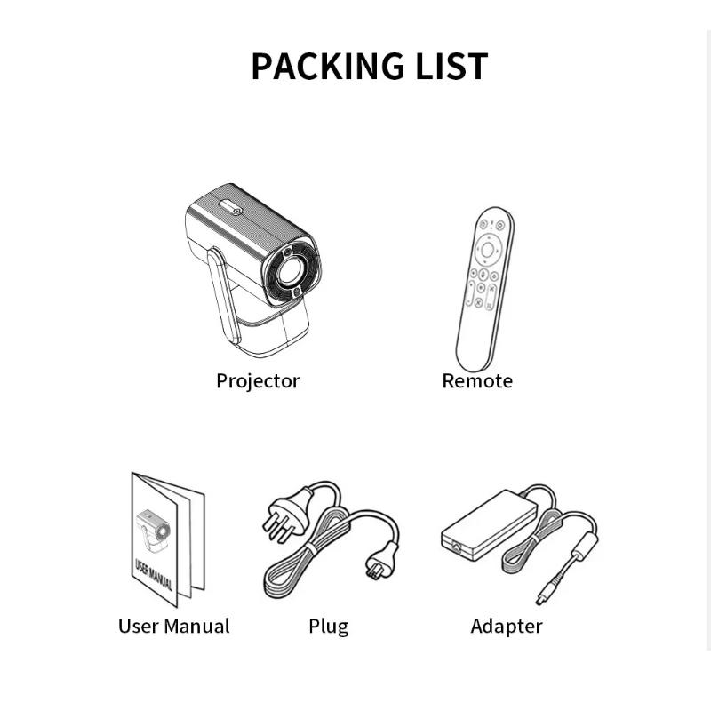 Проектор Salange K2 со встроенным аккумулятором 5200 мАч, 4K HD, Bluetooth, Android 11, для уличного кинотеатра с RGB-динамиком