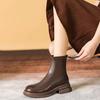 Маленькие ботинки Мартин женские британский стиль 2025 новые весенне-осенние одинарные ботинки летние тонкие ботинки на толстой подошве кожаные короткие ботинки