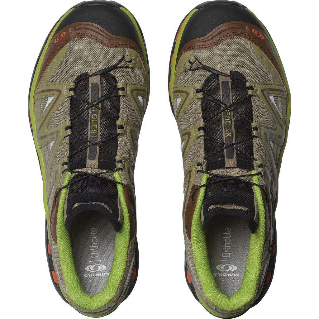 SALOMON Кроссовки унисекс XT-Quest Aloe Dark Earth Burnt Ochre Зеленые L49125800