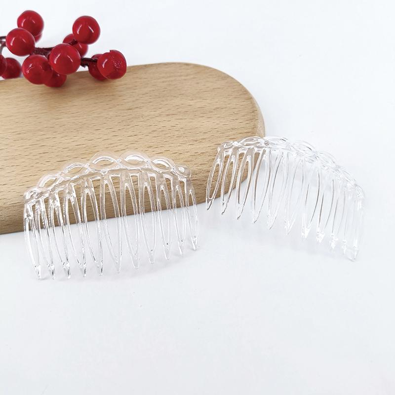 2 шт. Французская гребень для волос с 11 зубьями - Простой и стильный аксессуар для волос для женщин и девушек