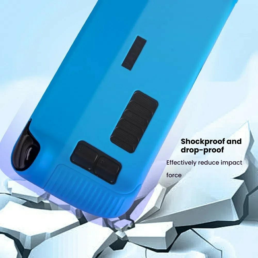 For Steam Deck Silicone Case Integrated Design Washable Shockproof Protective Cover