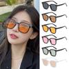 Солнцезащитные очки с градиентными румянами без макияжа, квадратные декоративные очки с антибликовым покрытием для женщин и мужчин
