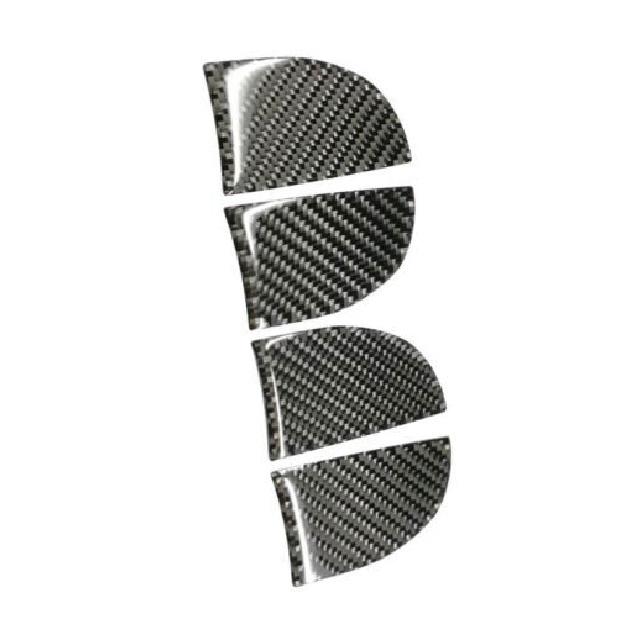 2014-2018 Real Carbon Fiber Interior Door Bowl Sticker Trim For Toyota Corolla