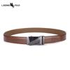 Высококачественный мужской ремень с автоматической пряжкой из натуральной коровьей кожи, простой, повседневный, деловой, универсальный ремень для брюк