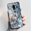 For BLU View 4 View 3 View 2 Case Fashion Butterfly Flowers Black Soft TPU Silicone Phone Cover for BLU View2 View3 View4 Casing