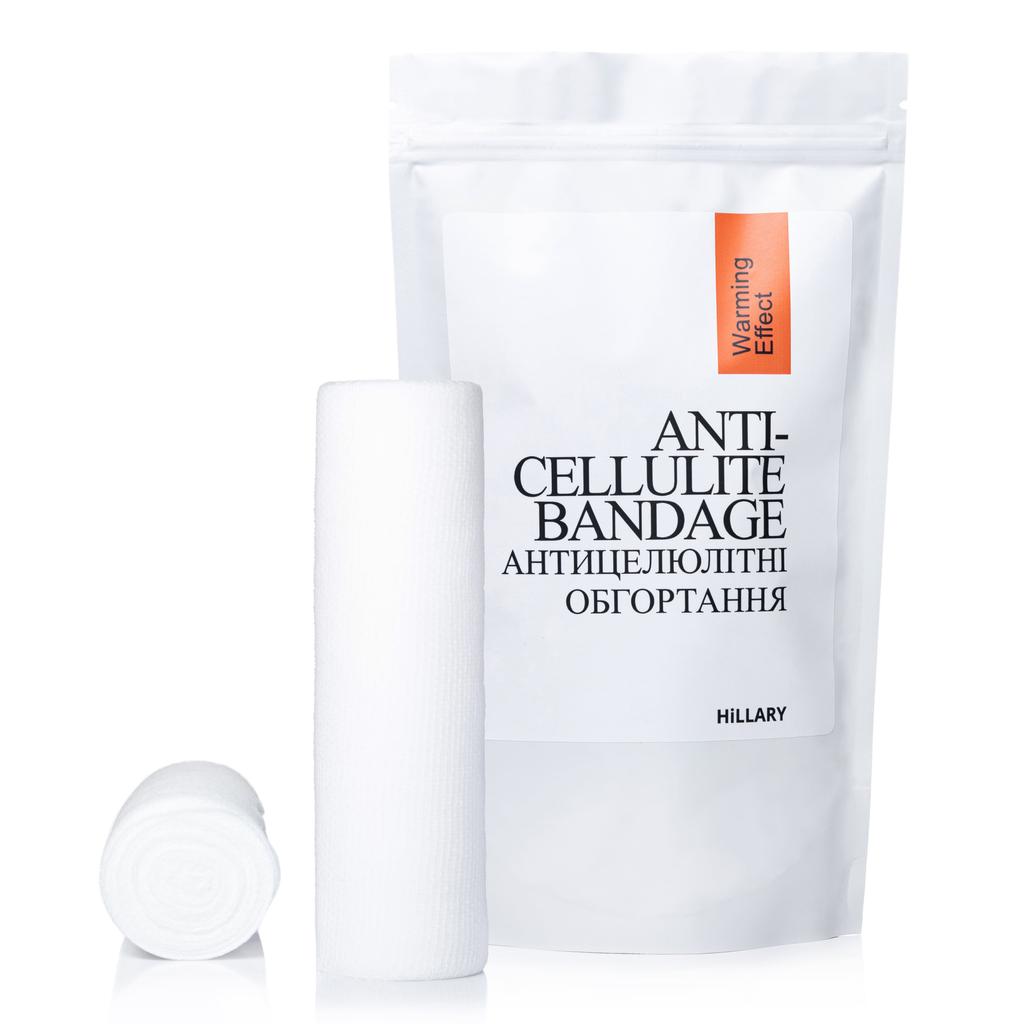 The Course of Warming Anti-cellulite Body Wraps Hillary Anti-Cellulite Pro (6 Pack.) + Anti-cellulite Oil Grapefruit Hillary Grapefruit