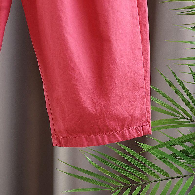 New Mosquito Proof Pants for Girls Summer Outerwear Cotton Casual Straight Leg Pants Children's Sports Loose Thin Pants