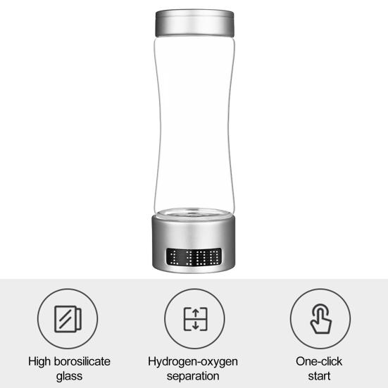 280 мл бутылка с водородной водой Hydropures, 3 минуты быстрого электролиза, богатый водородом обмен веществ, способствующий стакану воды