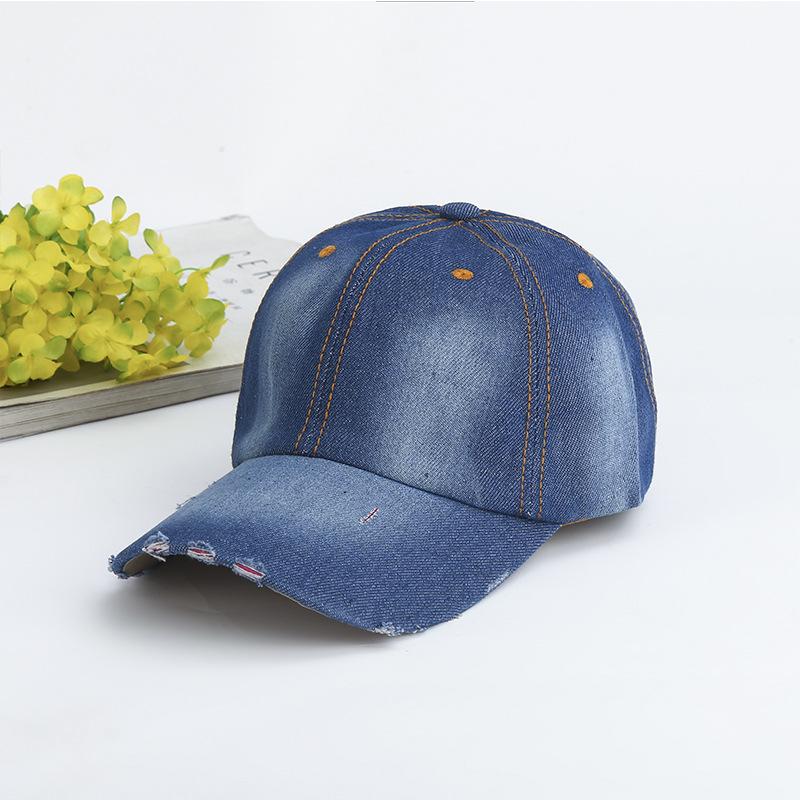 Твердая джинсовая бейсболка для женщин и девочек, кепка Snapback в стиле хип-хоп, шляпа для папы, летняя шляпа