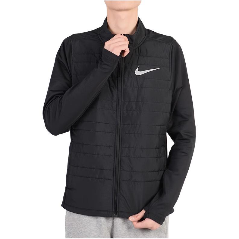 Nike Мужские пуховики Черные с воротником-стойкой Утепленные AQ4878-010