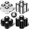 BWI5 4pcs Metal Car Wheel Tire Valve Caps Stem Case Covers Accessories For Skoda S Kodiaq Octavia 2 3 Yeti Karoq Rapid Fabia VII A5