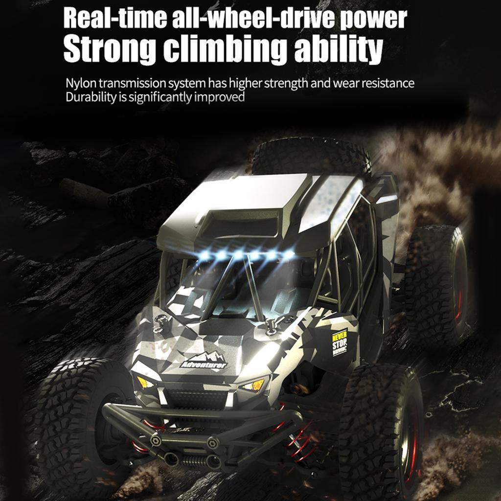 Автомобиль с дистанционным управлением, 2,4G 1:16. 4-колесный высокоскоростной автомобиль с дистанционным управлением, скорость 38 км/ч, тяга по бездорожью