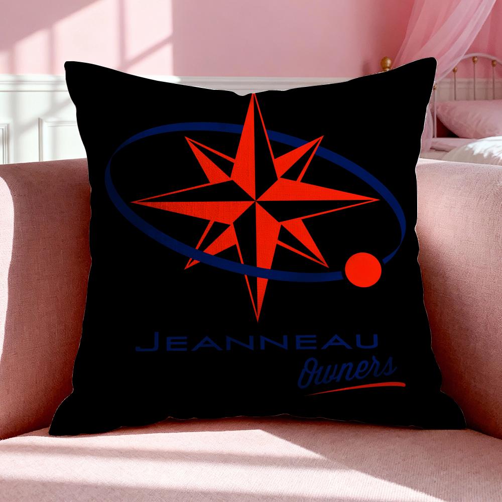 Brand JJeanneau Cushion Cover Breathable Linen Pillowcase Summer Odorless EcoFriendly Invisible Zipper Washable