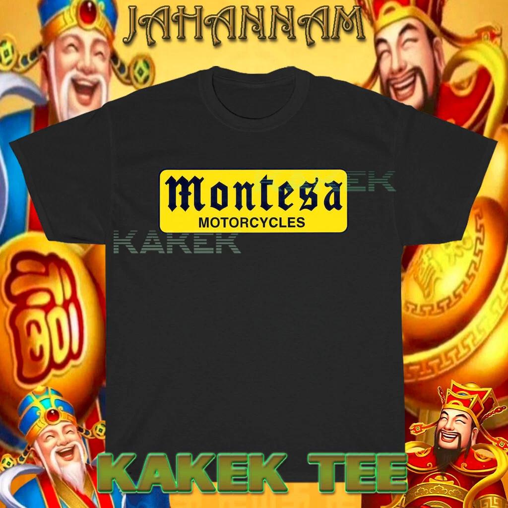 New Shirt Montesa Motorcycle Logo Funny T shirt USA Size S to 5XL