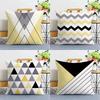 Simple Geometric Ins Style Printed Decorative Pillowcase Bedroom Living Room Square Cushion Pillowcase