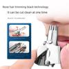 Ручной триммер для волос в носу из нержавеющей стали для мужчин и женщин - маленькие ножницы с круглой головкой для чистки ноздрей