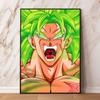 Canvas Art Painting Dragon Ball Wukong Wall Decoration Modern Living Room Cartoon Character Picture Poster