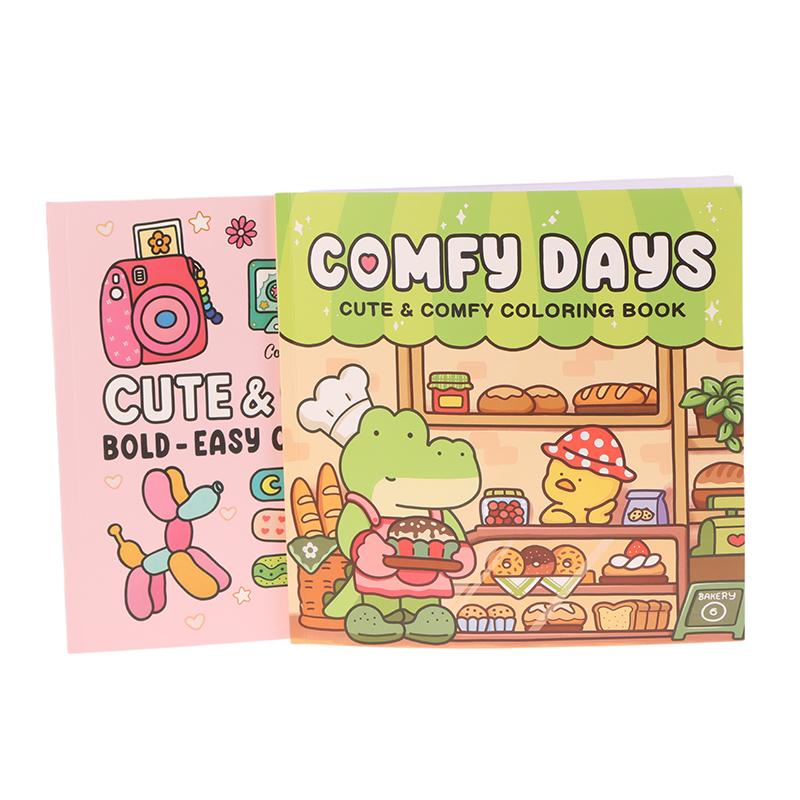 1 штука Подарок для релаксации Уютные друзья Раскраска для взрослых и подростков с очаровательными существами в уютных хюгге-моментах