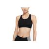 Dri-Fit Swoosh Zip-Front Средняя поддержка Мягкий спортивный бюстгальтер Женское нижнее белье Черный DD1206-010