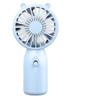 Simple Portable Mini Fan Cute Cartoon Cat Design Handheld Cooling Fan For Summer Outdoor Climbing Walking Camping Use