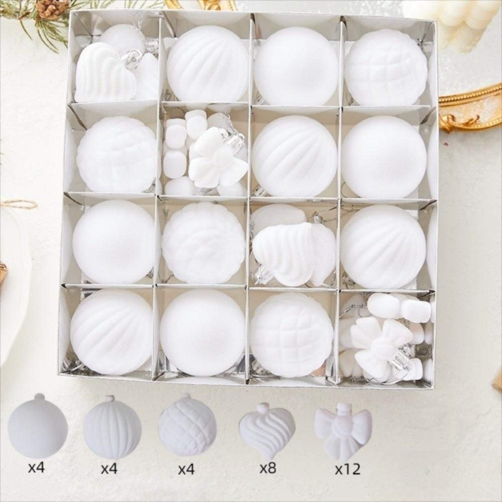 32 шт./набор Рождественские шары Рождественская елка Подвеска 6 см Рождественское украшение Набор рождественских шаров