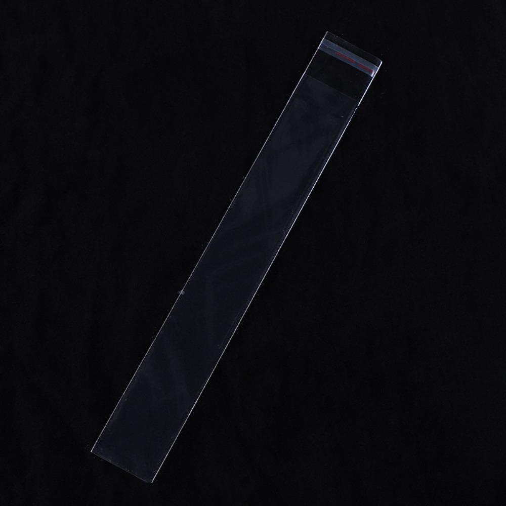 200pcs Transparent Self Sealing Small Bags Resealable Long Sealed Pen Jewelry Candy