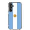 Coque Téléphone - Samsung - Galaxy S24 Ultra - Drapeau Argentin - Souple - Multicolore