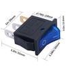 16 шт. KCD3 3-контактный клавишный переключатель тумблер SPST AC 250V/15A 125V/20A С подсветкой LED Вкл/Выкл SPST 3-контактный 2-позиционный переключатель