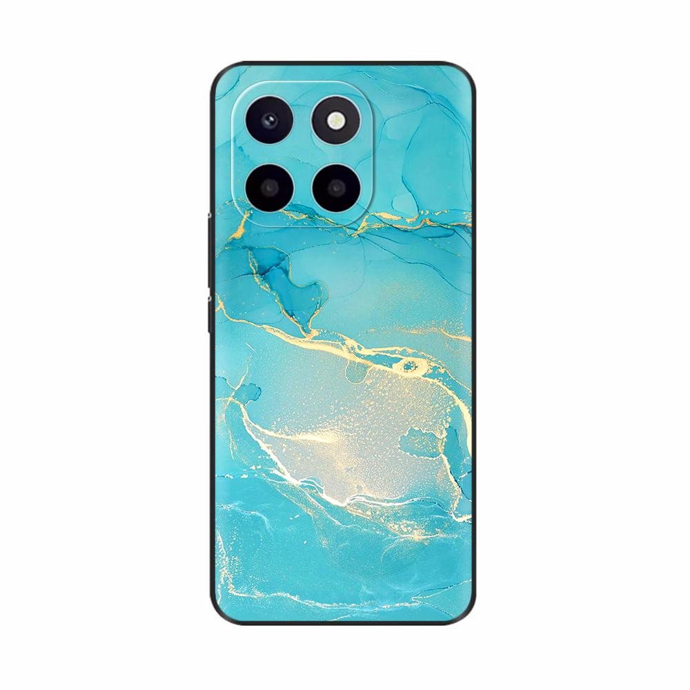 Чехол для Honor X6c Милый ТПУ Силиконовый Чехол для Телефона Для Honor X6c Задняя Крышка HonorX6c X 6C С Принтом Цветов Мягкий Силикон Coque Fundas