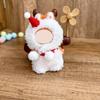 [Cloth Only] 10cm Soft Snowman Doll Clothes Set Exquisite Mini Toy Accessories Stylish Plush for Decorative Use