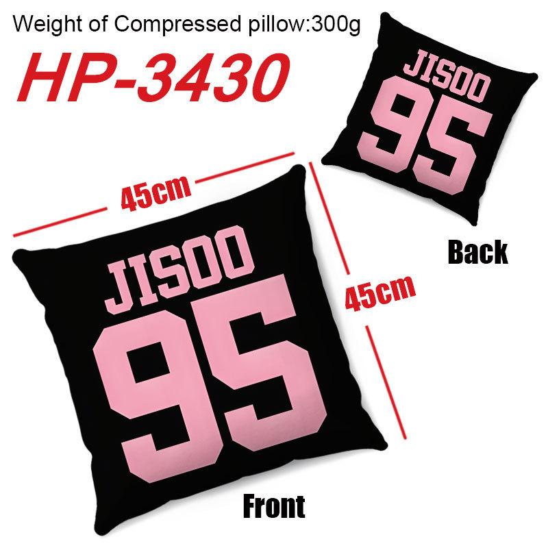 Blackpink Anime Printed Removable Washable Pillows Cushions