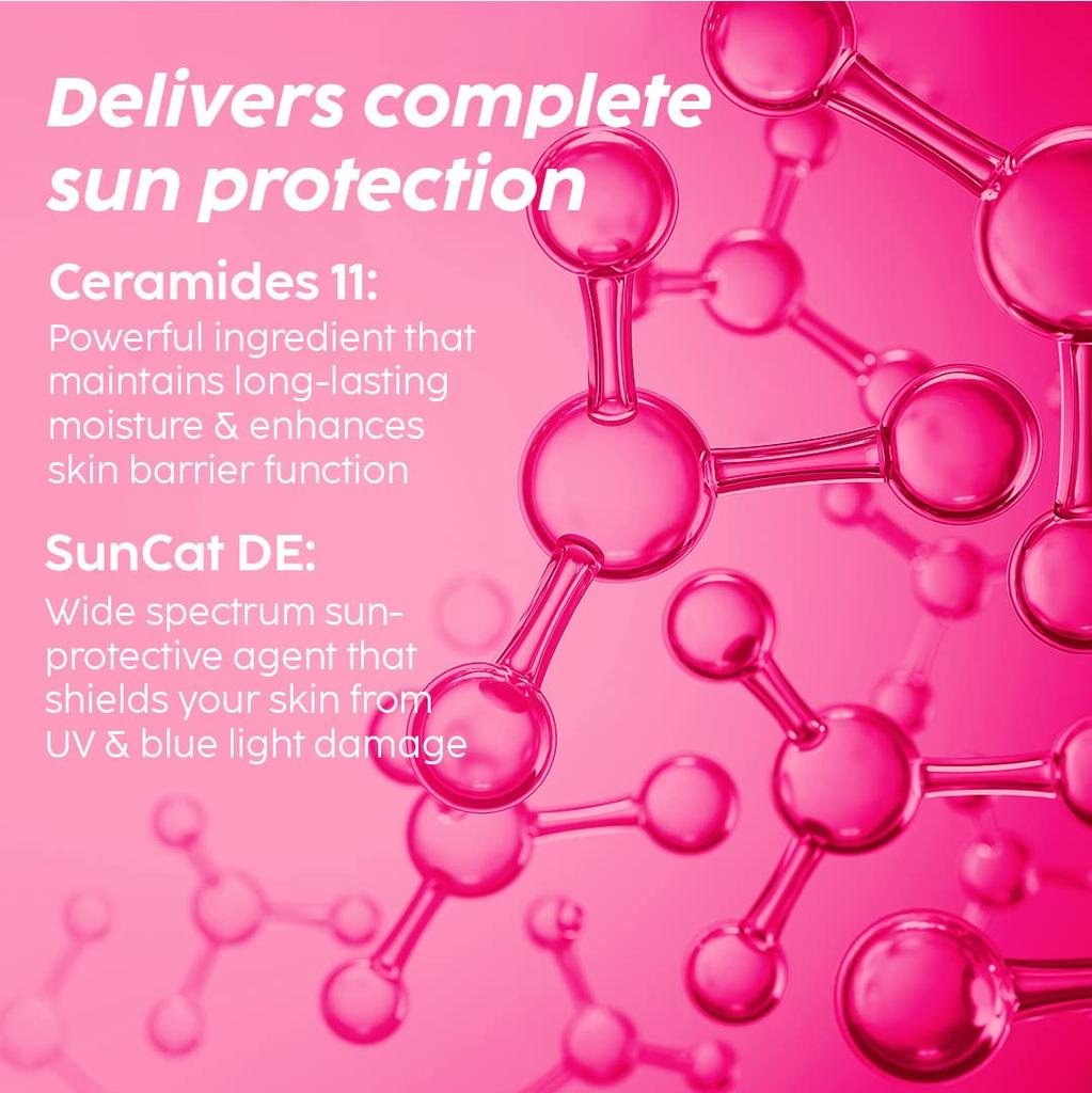 The Plant Fix Plix SPF 50+ Guava Glow Invisible Sunscreen 50g For All Skin Types With Broad Spectrum Protection