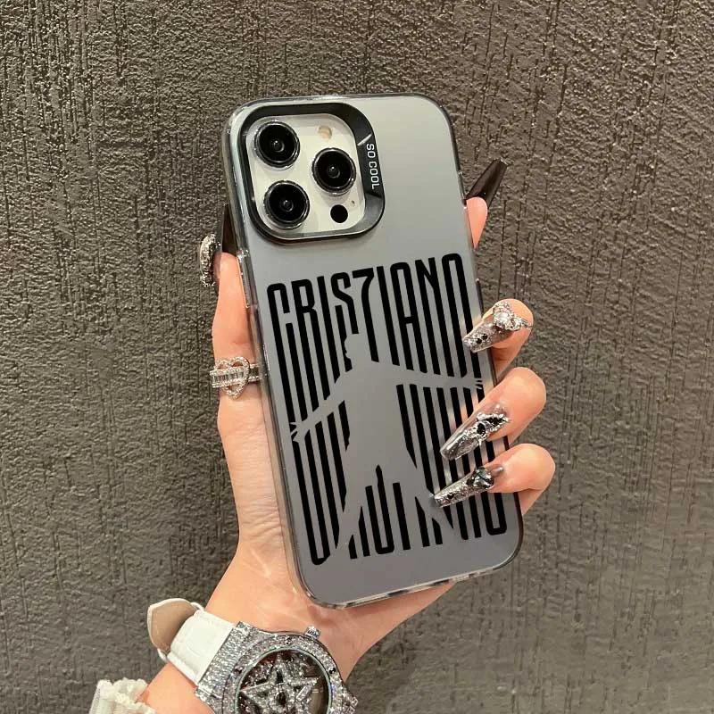 Чехол Mr Football C-cR7-R-Ronaldos для Xiaomi Redmi 14C 13C 12C 12 10C 10 Note 14 13 12 Pro Plus 10 10s 11 11S 4G 5G Жесткий