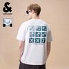 Мужская хлопковая футболка Jack & Jones с узором «Океан»