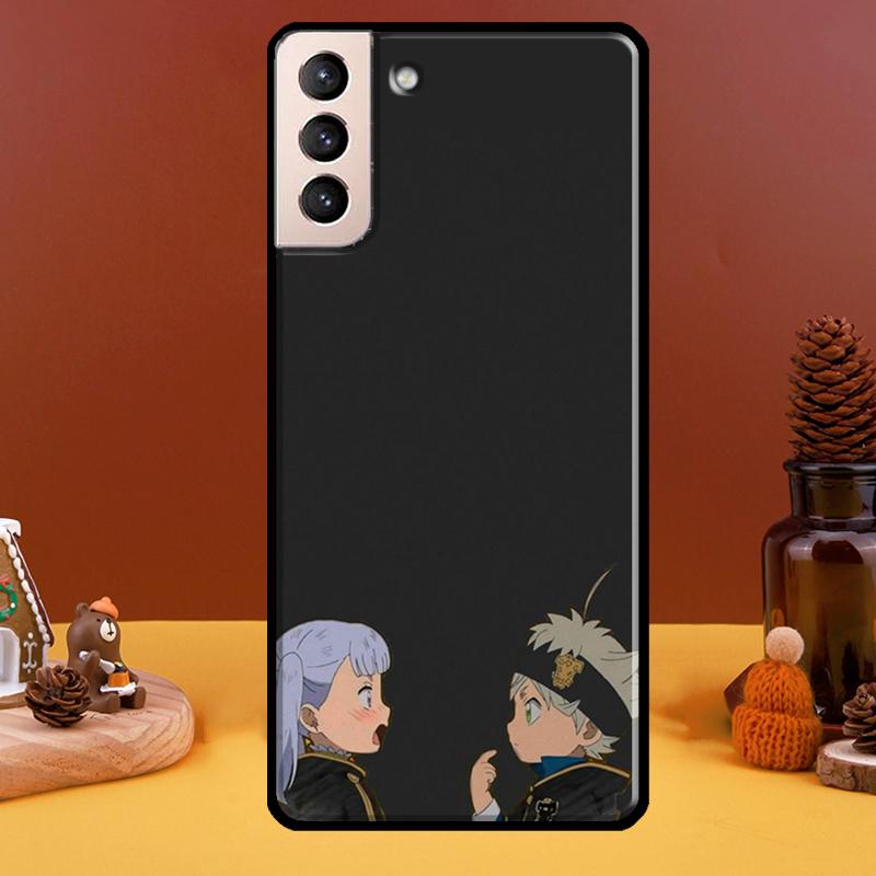 Аста Чёрный Клевер Чехол Для Samsung Galaxy S21 Ultra S20 FE S8 S9 S10 Note 10 Plus Note 20 S22 Ultra Чехол