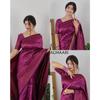 This Beautiful Saree Is Elegantly Decorated with Gorgeous Solid Jacquard Weave That Gives a Perfect Look To the Outfit.