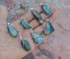 Labradorite Gemstone 925 Sterling Silver Plated Handmade 5 PCs Fancy Pendants Jewelry SEN-249